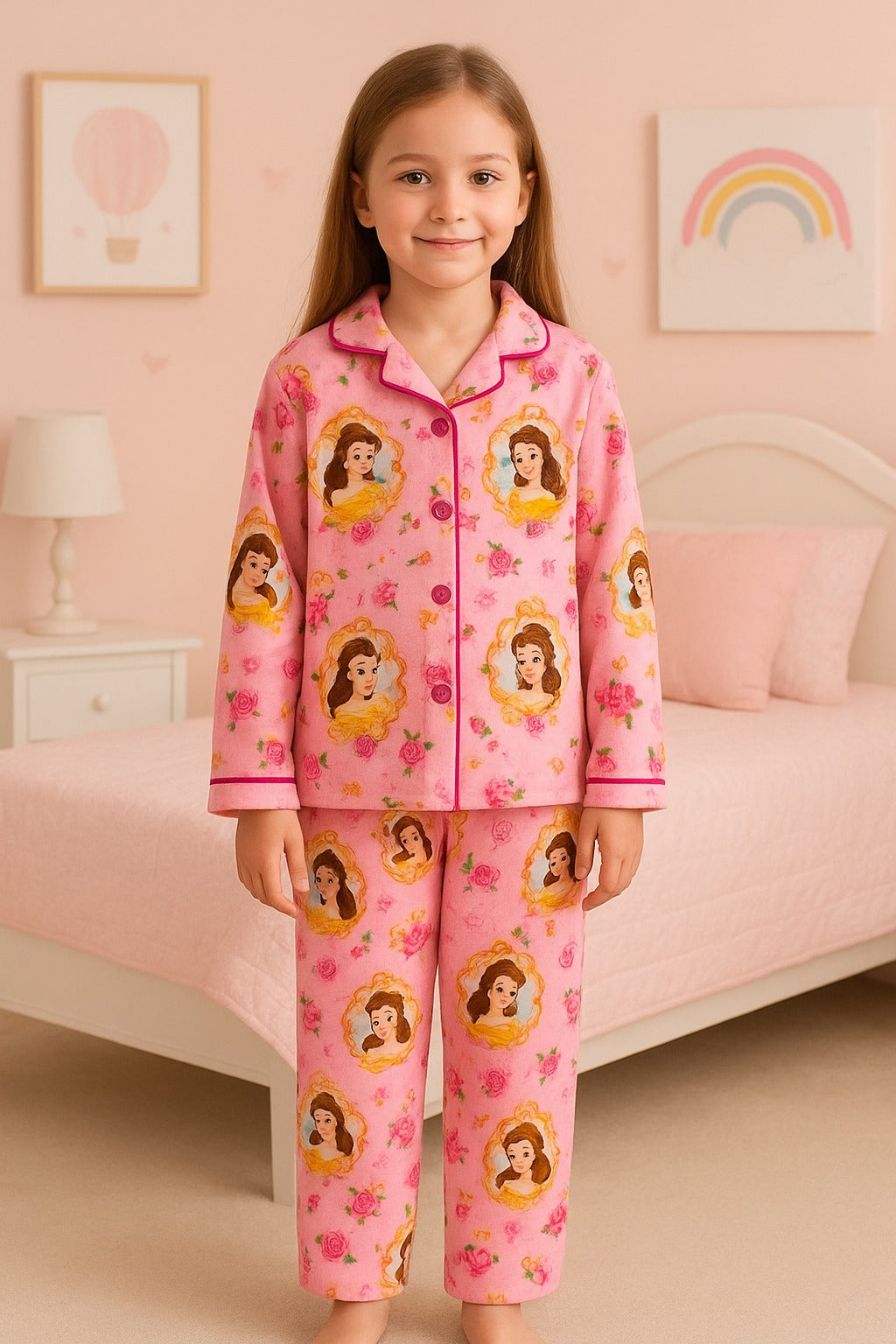 PIJAMA DE NIÑA DISNEY LA BELLA