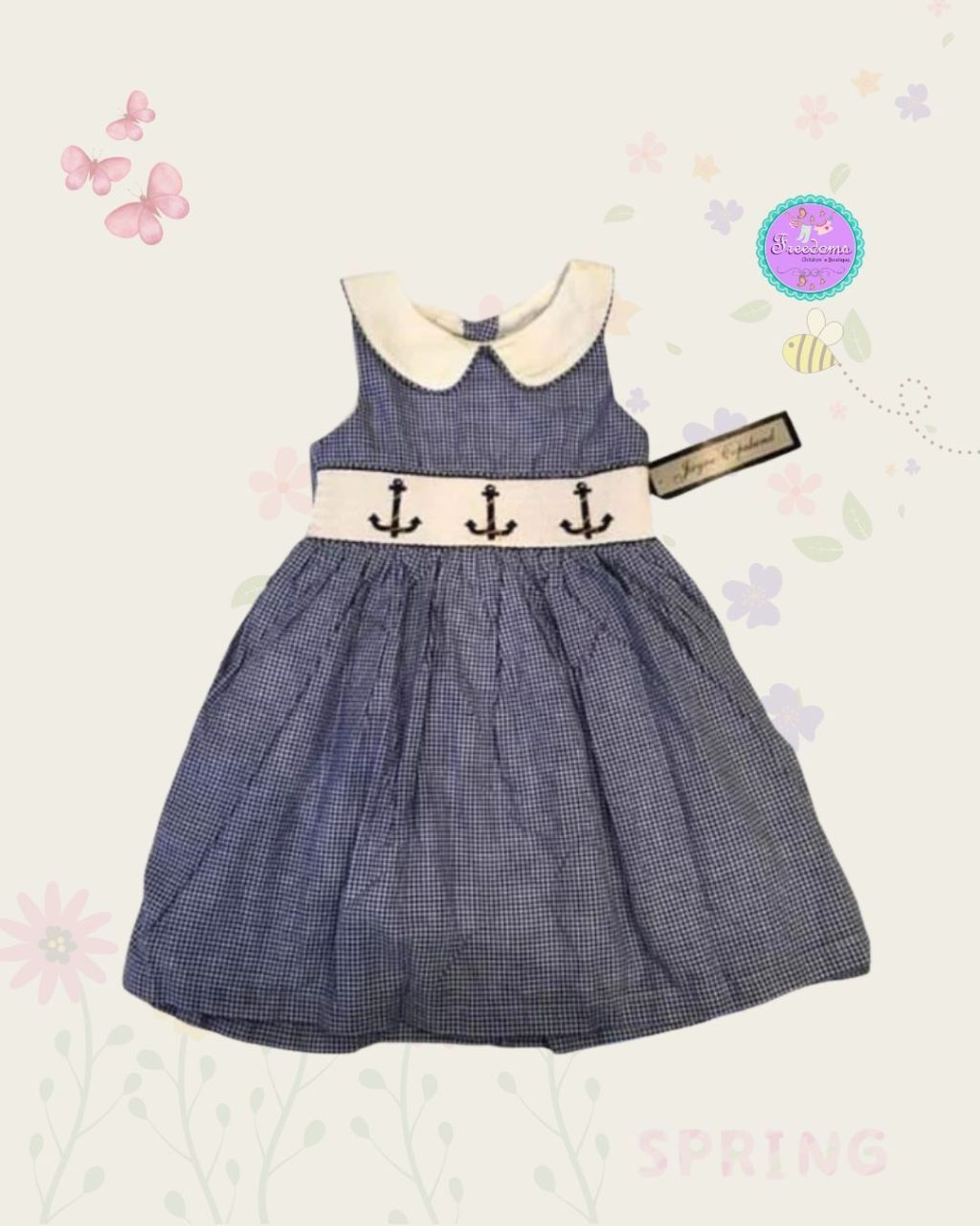 VESTIDO DE NIÑA MARINERO