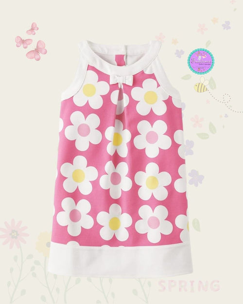VESTIDO DE NIÑA ESTAMPADO FLORAL