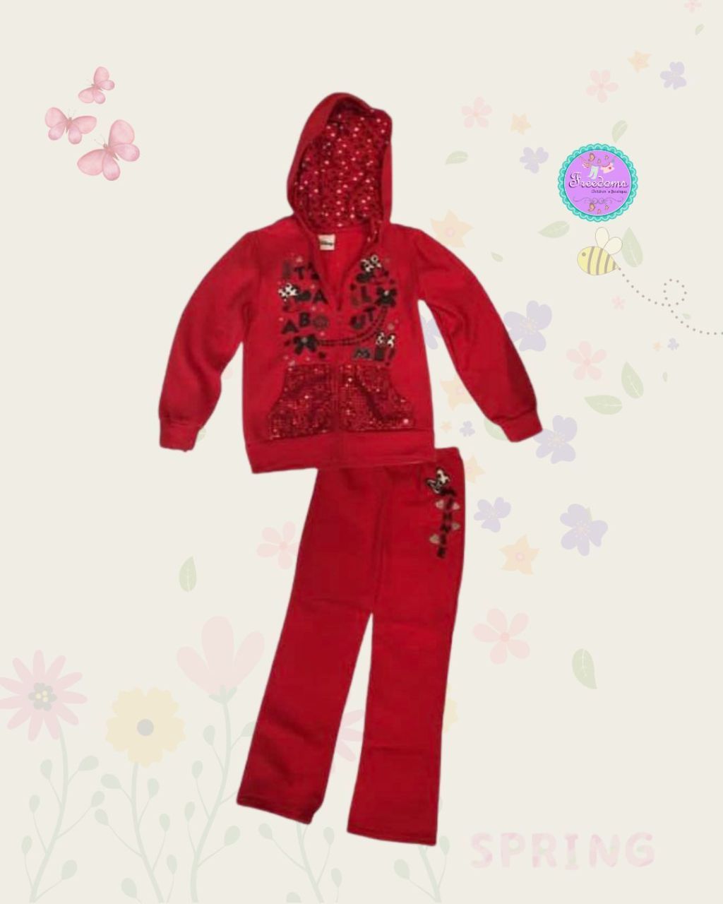 CONJUNTO HODDIE DE NIÑA DISNEY