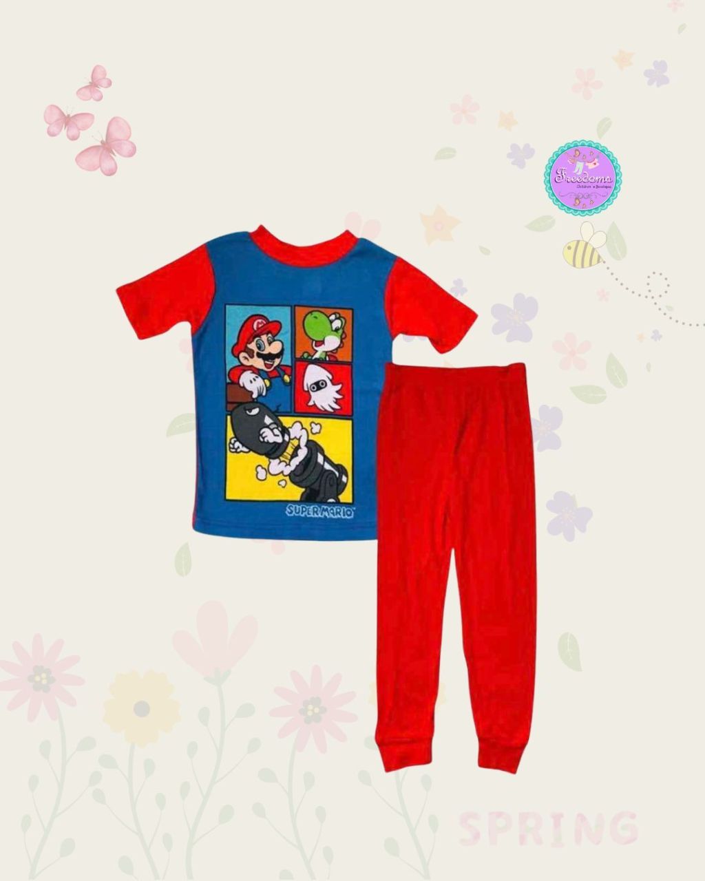 PIJAMA DE NIÑO MARIO BROS