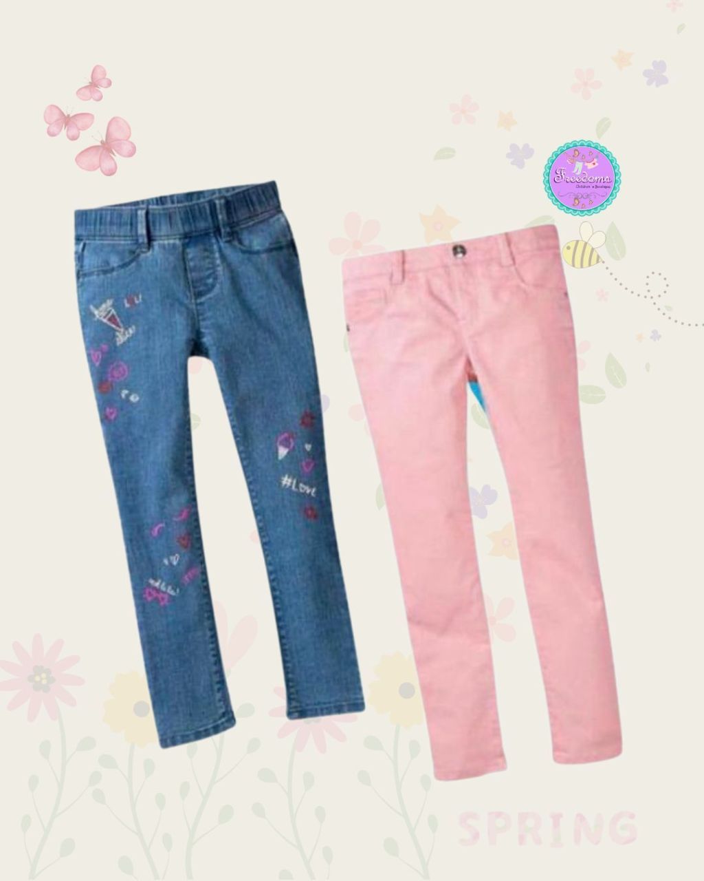 PANTALON ROSADO DE NIÑAS