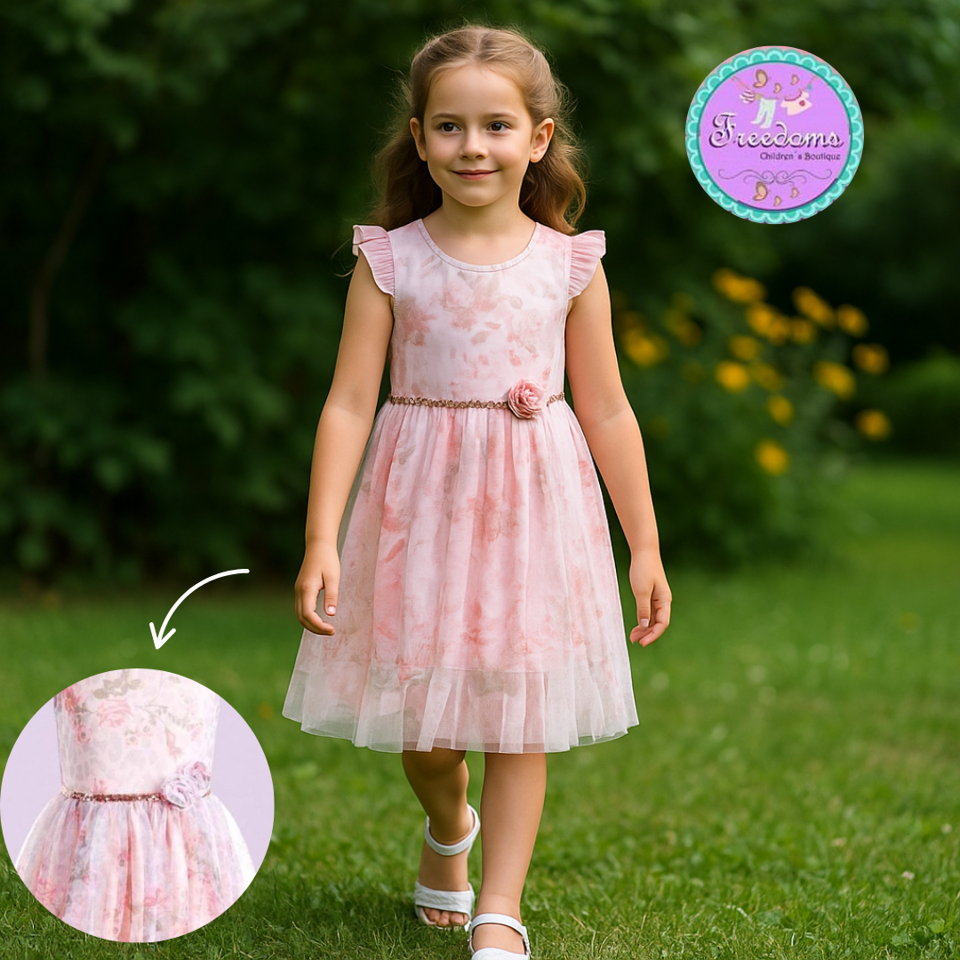 VESTIDO DE NIÑA FLORAL