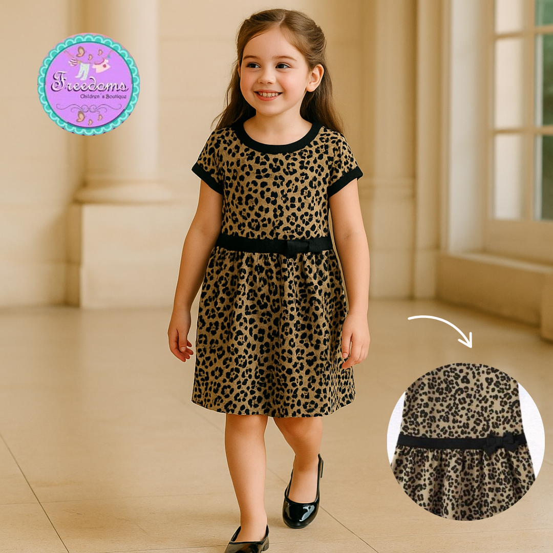 VESTIDO DE NIÑA ANIMAL PRINT
