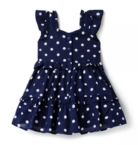 VESTIDO DE NIÑA ESTAMPADO LUNARES