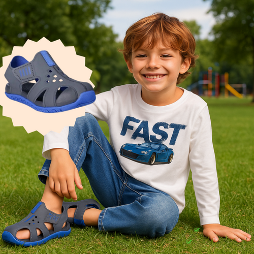 SANDALIAS WONDER NATION NIÑOS COLOR GRIS