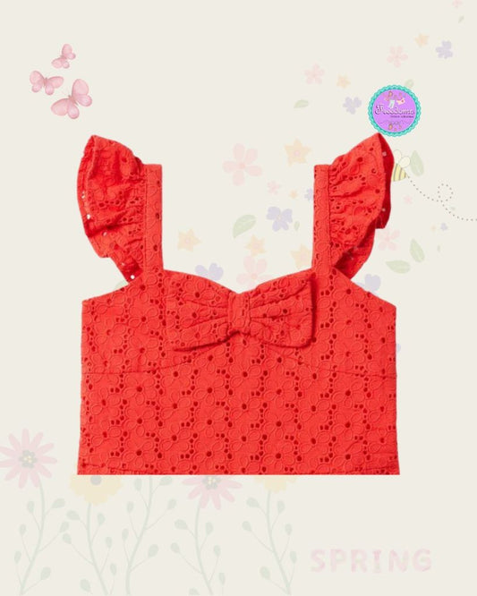 ENTERIZO ROJO DE OJALILLO