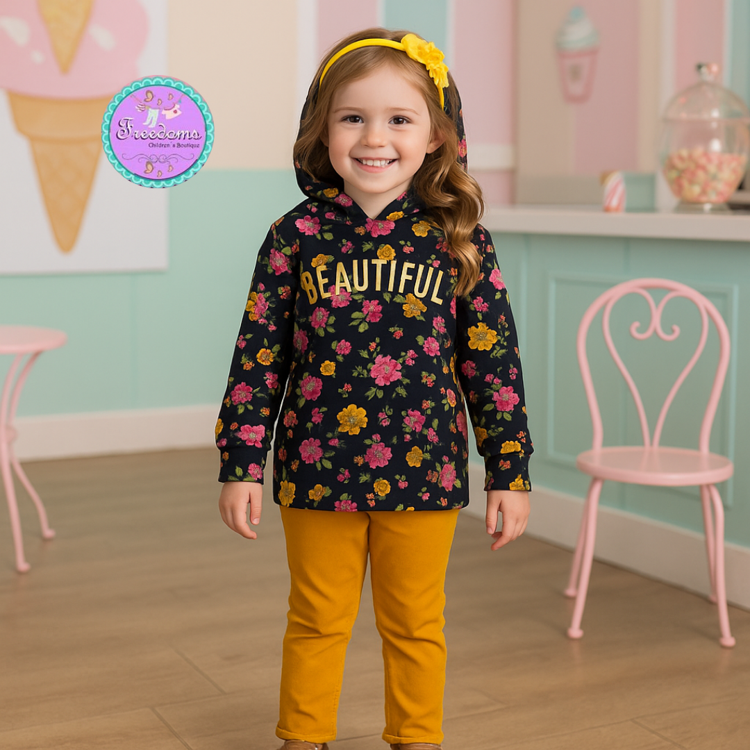 CONJUNTO HODDIE DE NIÑA