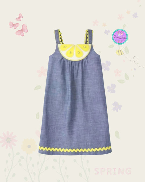 VESTIDO DE NIÑA CHAMBRAY