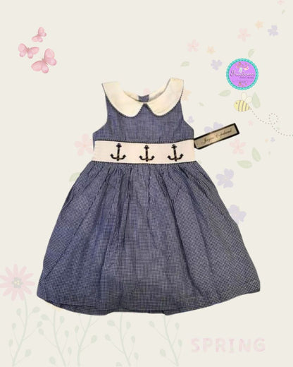 VESTIDO DE NIÑA MARINERO