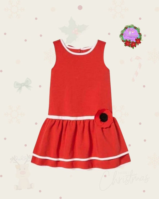 VESTIDO DE NIÑA ROJO