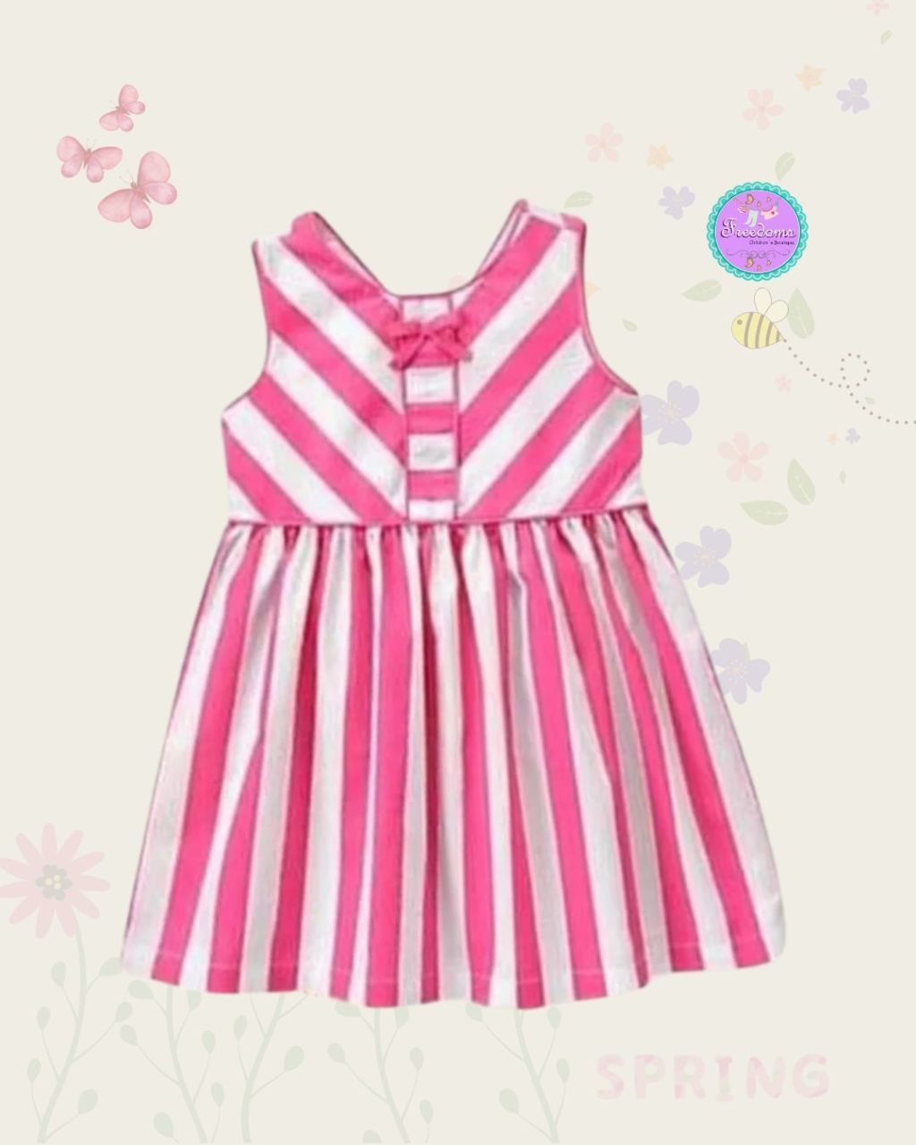 VESTIDO DE NIÑA RAYAS