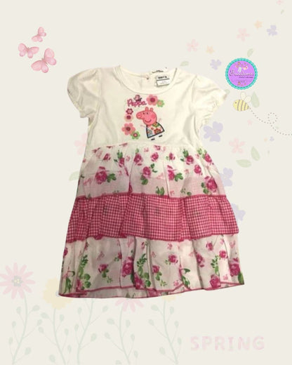 VESTIDO DE NIÑA ESTAMPADO PEPPA PIG