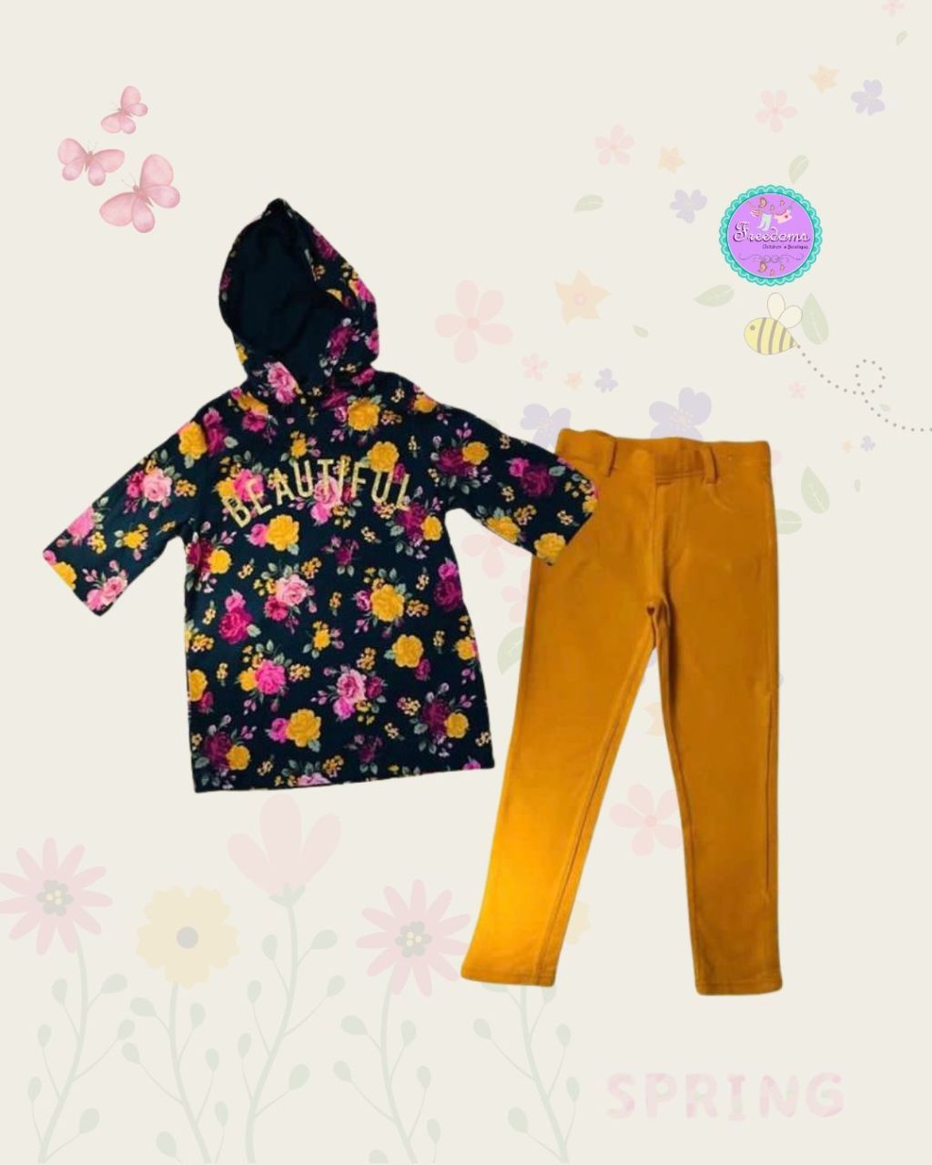 CONJUNTO HODDIE DE NIÑA
