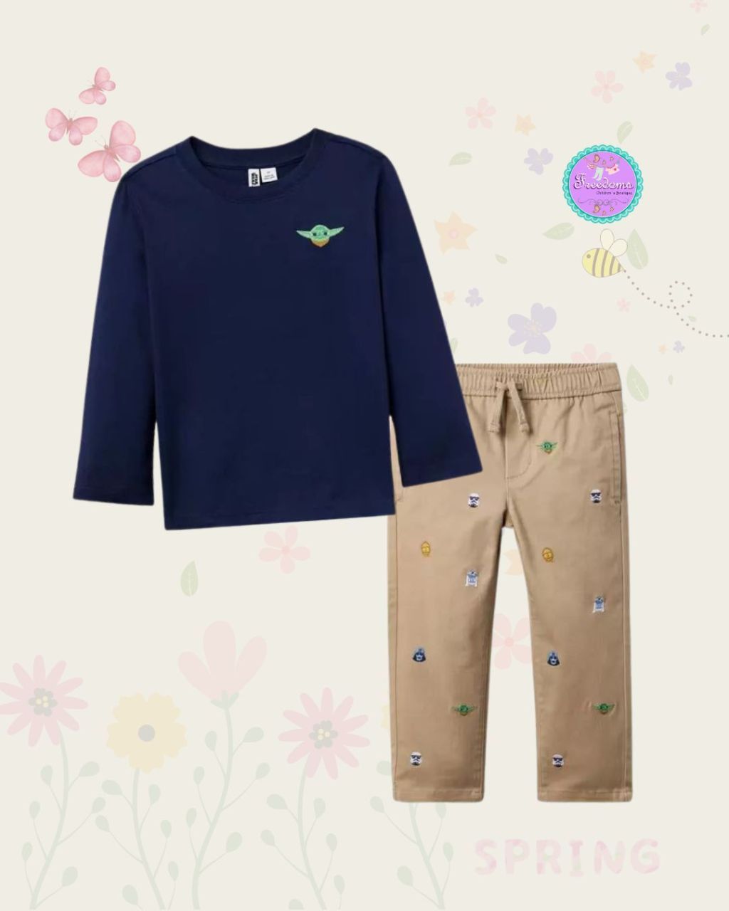 CONJUNTO DE NIÑO STAR WARS