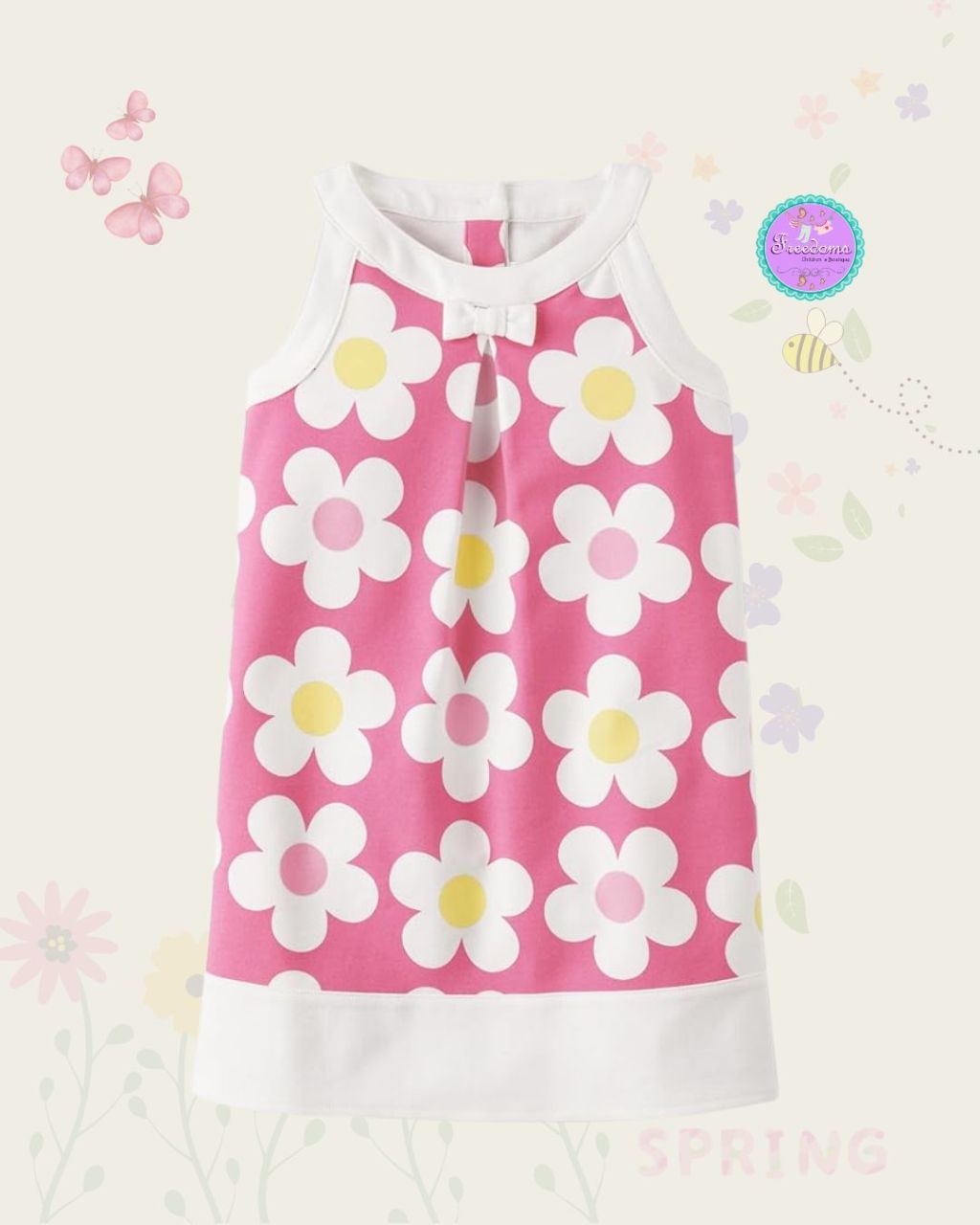 VESTIDO DE NIÑA ESTAMPADO FLORAL