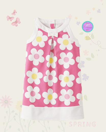 VESTIDO DE NIÑA ESTAMPADO FLORAL