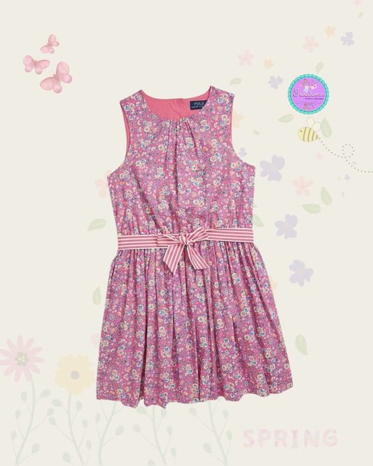 VESTIDO DE NIÑA  RALPH LAUREN ESTAMPADO FLORAL
