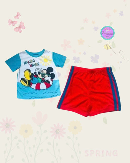 PIJAMA DE NIÑO X 3 PIEZAS MICKEY