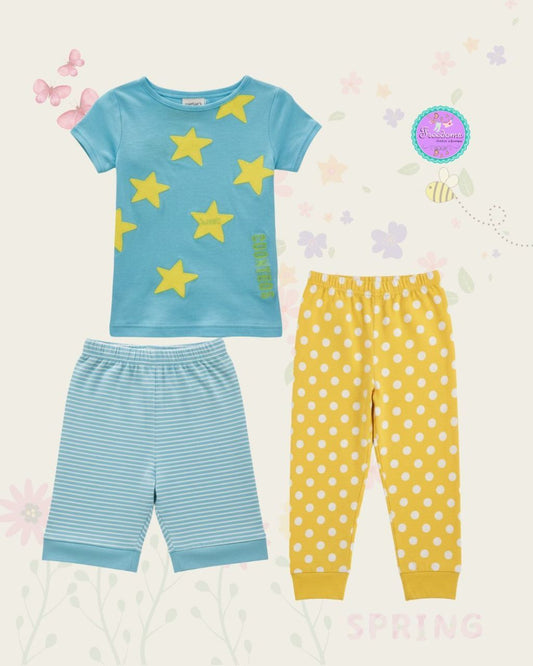 PIJAMA DE NIÑA X 3 PIESAS