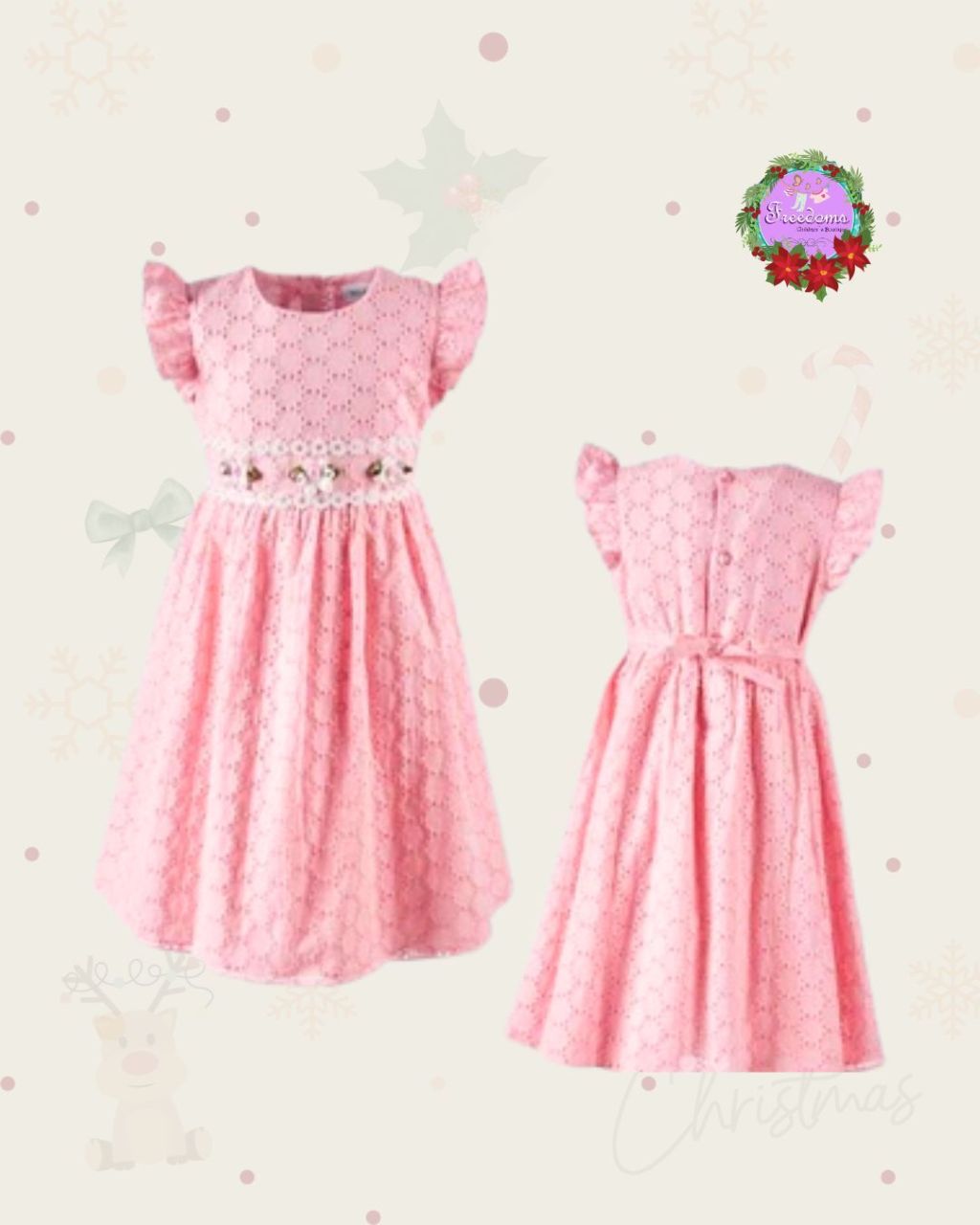 VESTIDO DE NIÑA OJALILLO
