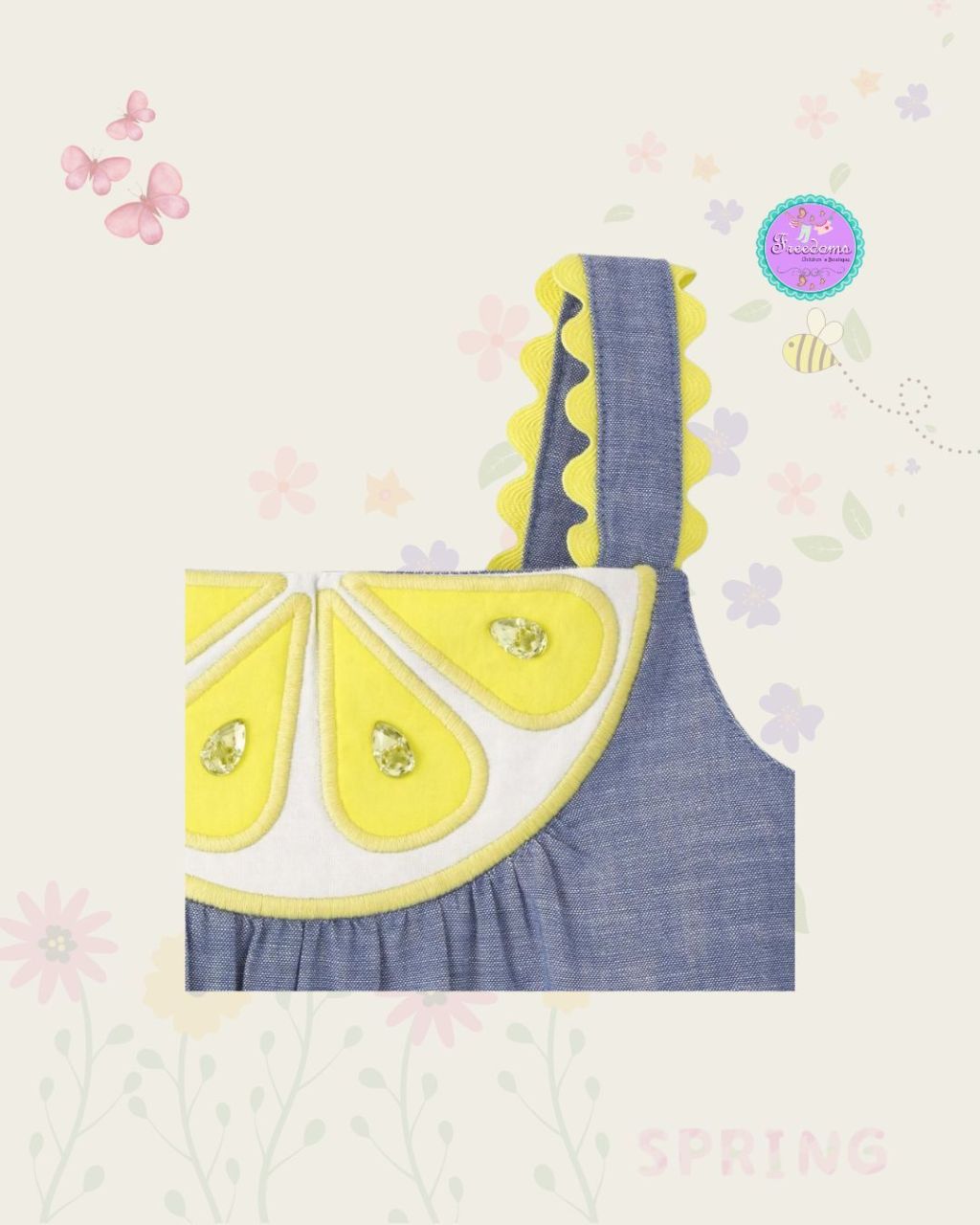 VESTIDO DE NIÑA CHAMBRAY