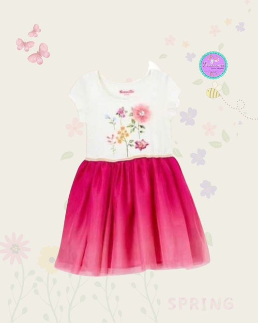 VESTIDO DE NIÑA DE FLORES