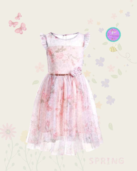 VESTIDO DE NIÑA FLORAL