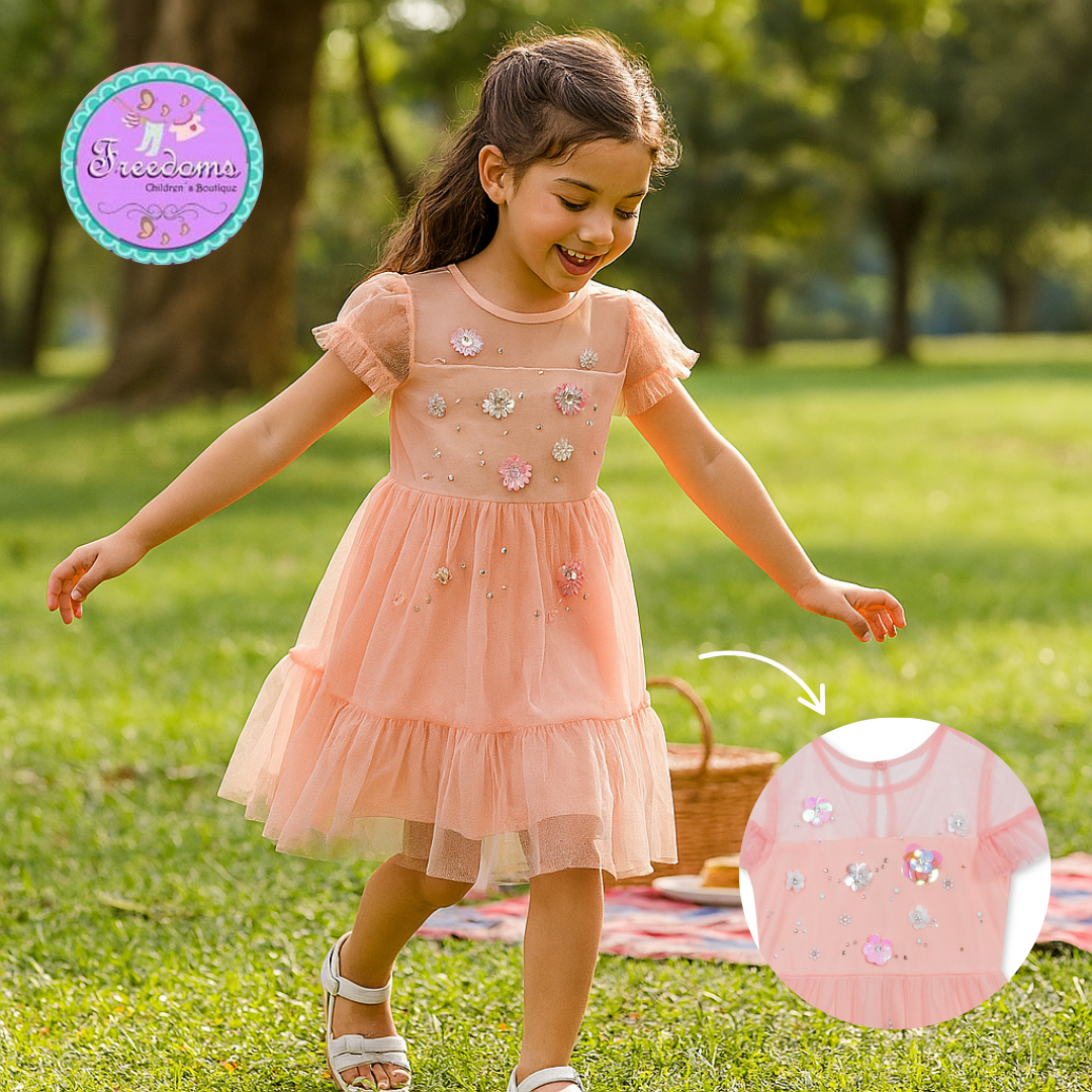 VESTIDO DE NIÑA FLORAL