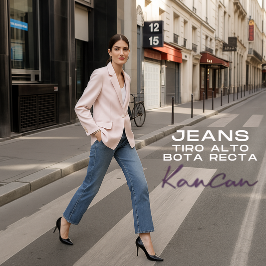 JEANS KAN CAN  TIRO ALTO BOTA RECTA