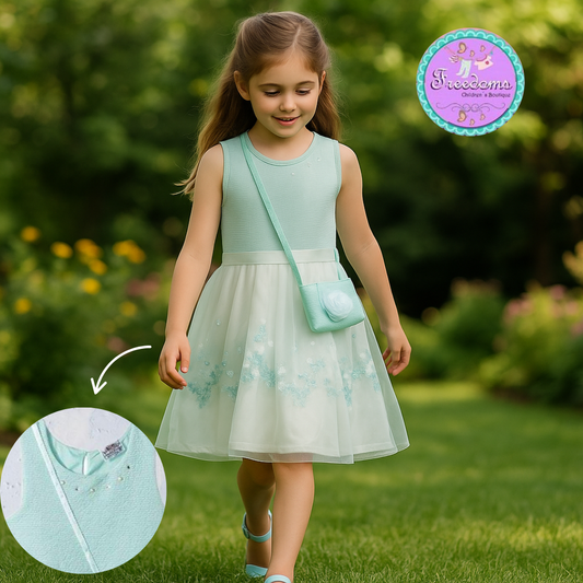 VESTIDO DE NIÑA ORGANZA
