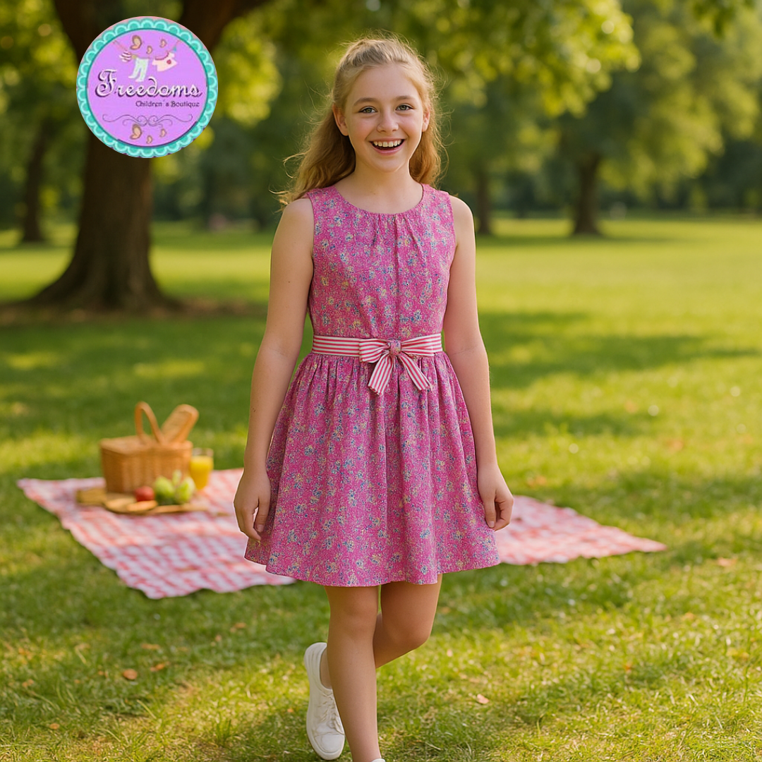 VESTIDO DE NIÑA  RALPH LAUREN ESTAMPADO FLORAL