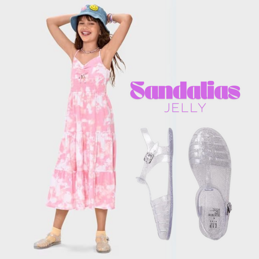 Sandalias Jelly Transparentes