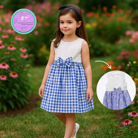 VESTIDO DE NIÑA ESTAMPADO FLORAL