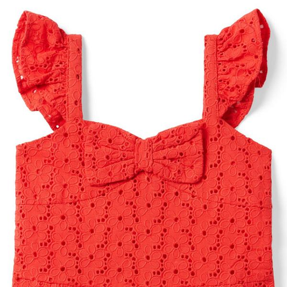 ENTERIZO ROJO DE  OJALILLO