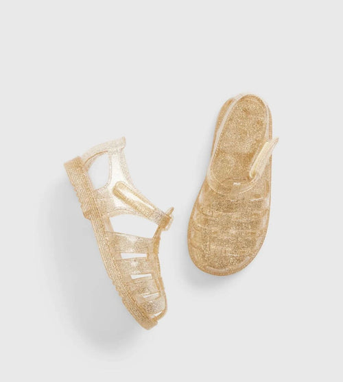 SANDALIAS JELLY DORADAS