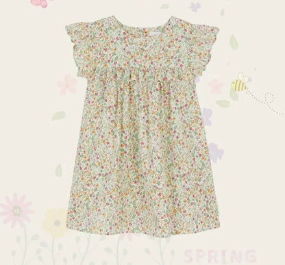 VESTIDO DE NIÑA ESTAMPADO FLORAL