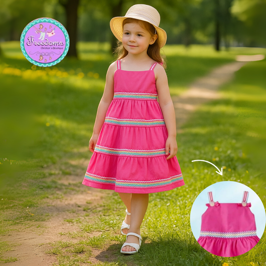 VESTIDO DE NIÑA ESTAMPADO HELADOS