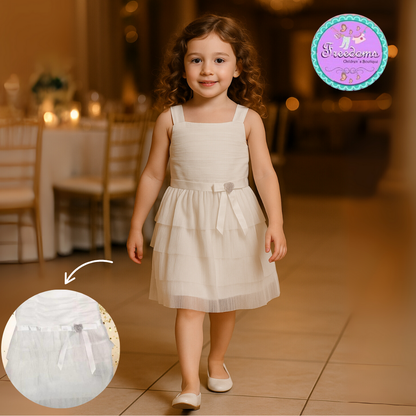 VESTIDO DE NIÑA BLANCO