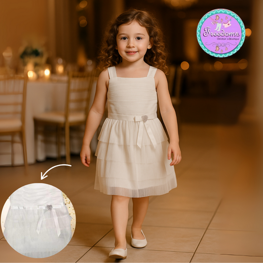 VESTIDO DE NIÑA BLANCO