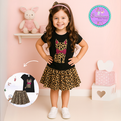 CONJUNTO DE NIÑA ANIMAL PRINT