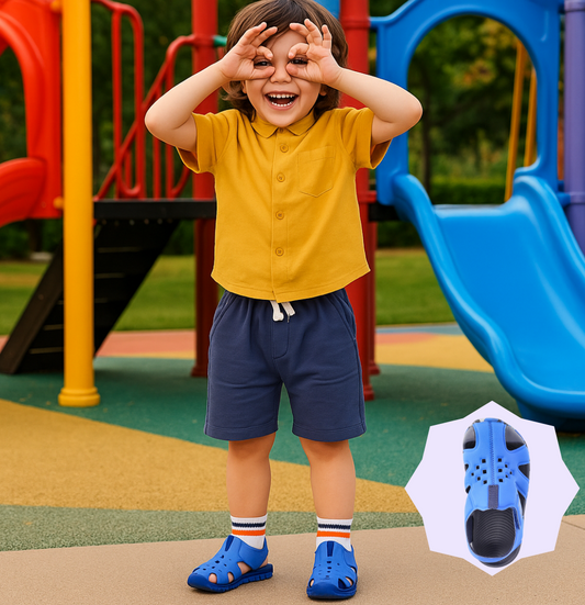 SANDALIAS WONDER NATION NIÑOS COLOR AZUL