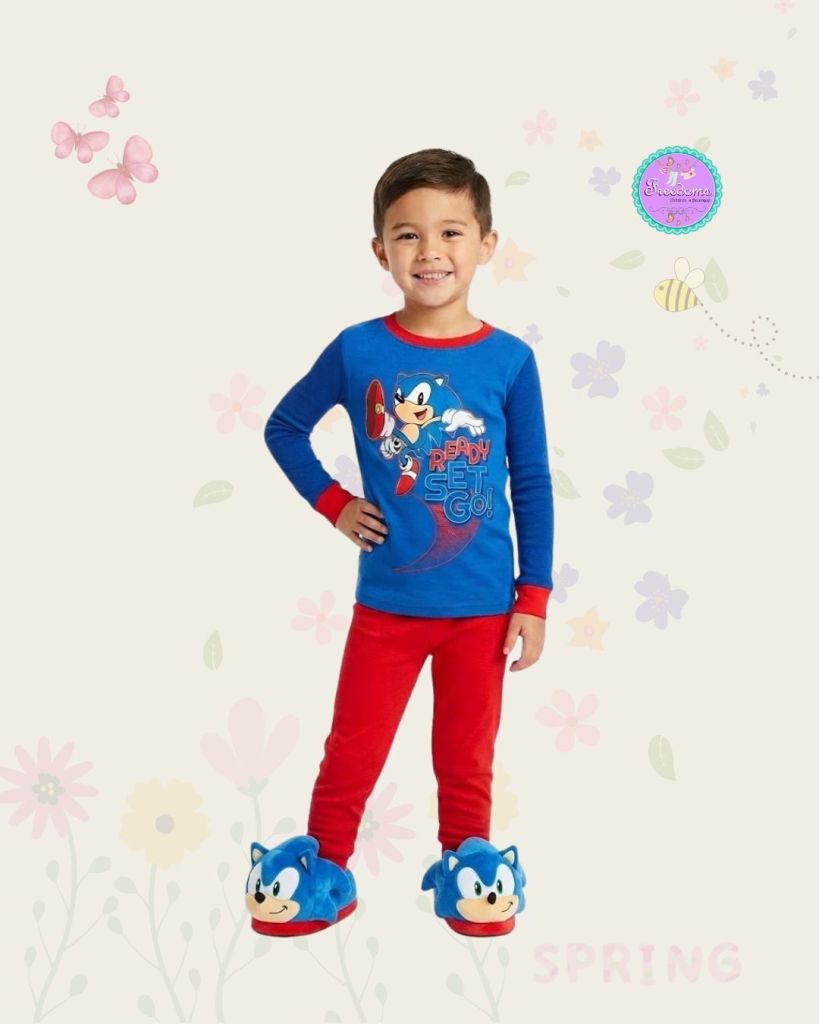 PIJAMA DE NIÑO SONIC
