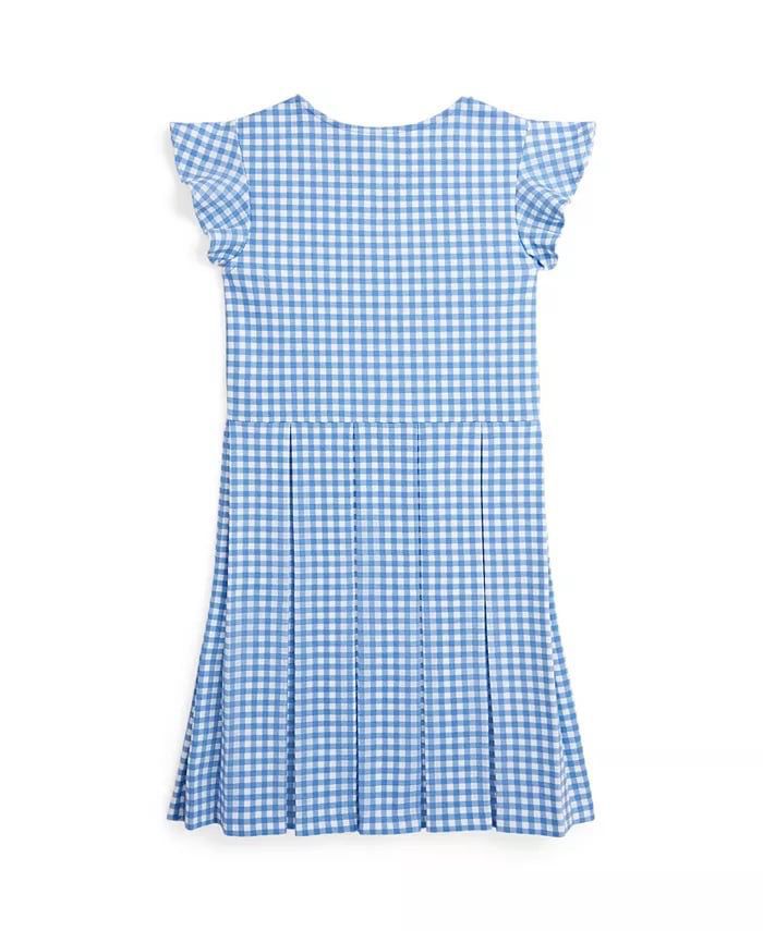 VESTIDO DE NIÑA  RALPH LAUREN CUADROS GLINGLAM