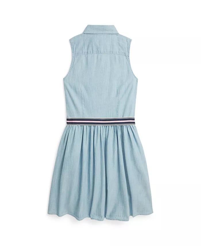 VESTIDO DE NIÑA CHAMBRAY POLO RALPH LAUREN