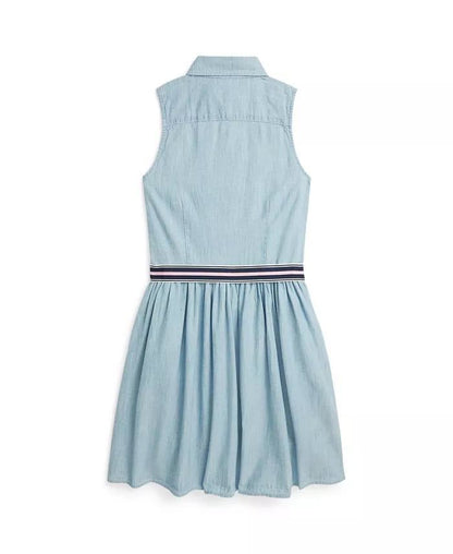 VESTIDO DE NIÑA CHAMBRAY POLO RALPH LAUREN