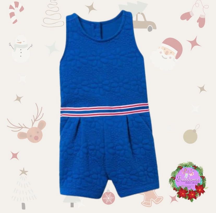 ENTERIZO  DE NIÑA RUFFLE JACQUARD