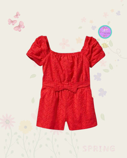 ENTERIZO ROJO DE  OJALILLO