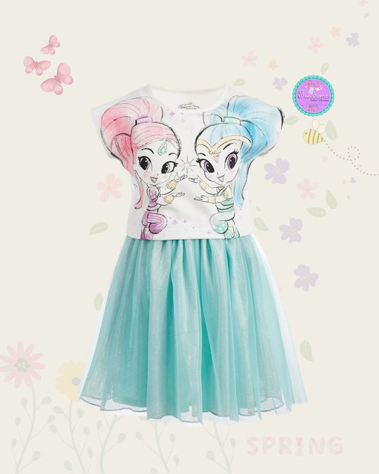 VESTIDO DE NIÑA PRINCESAS MAGICAS