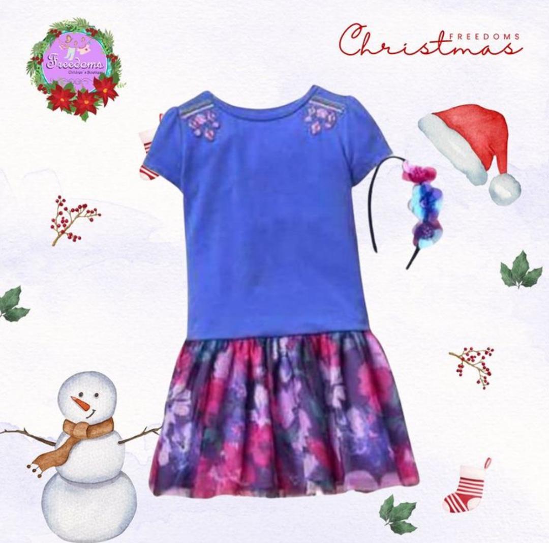 VESTIDO DE NIÑA VIOLETA